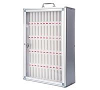 Boîte de rangement sécurisée pour téléphone avec serrure et poignée portable pour salle de classe, bureau, usine