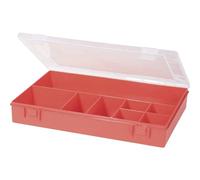 Boîte de rangement séparations fixes Alutec 611700 (L x l x h) 335 x 225 x 55 mm Nombre de compartiments: 8 1 pc(s)
