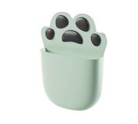 Boîte de Rangement Silicone Salle de Bain 12x3x17cm Adhésive(Is green)