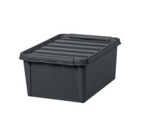 Boîte de rangement solide pour garage en plastique - 47 Litres