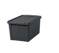 Boîte de rangement solide pour garage en plastique - 47 Litres