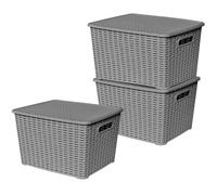 Boite de rangement - SOTUFAB PLAST - Store Box - Gris - Plastique - Résine