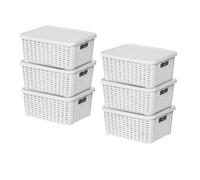 Boite de rangement - SOTUFAB PLAST - Store Box (L 28,5 x l 19,2 x H 12,5 cm) - Blanc - Plastique - Résine