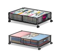 Boîte de rangement sous le lit, pliable, facile à installer, grande capacité, gain de place