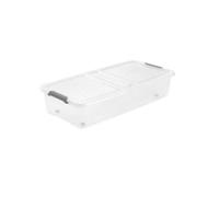 keeeper Boîte sous le lit Léo 33 L Nature (Transparent)
