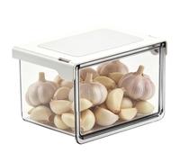 Boîte de rangement sous miroir avec tiroir, organiseur de coiffeuse | Boîte de rangement transparente de type tiroir installée sous une armoire miroir. Il permet de ranger soigneusement les