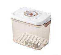 Boîte de rangement sous vide alimentaire avec anneau d'étanchéité anti-fuite, compatible avec pompe à vide pour garder les aliments frais et protégés de la poussière et des insectes (2,7 l)