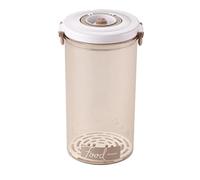 Boîte de rangement sous vide alimentaire de 4,6 L de grande capacité avec port de pompe à vide et design empilable pour l'organisation du garde-manger de cuisine