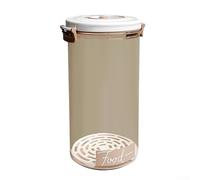 Boîte de rangement sous vide pour aliments avec joint étanche et grande capacité avec couvercle à ouverture facile pour une fraîcheur à long terme (ronde, 2,3 l)