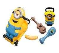 Valise de transport Minions Stuart avec accessoires - pour enfant à partir de 3 ans