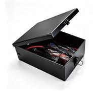 Boîte de rangement sûre pour batterie au lithium télécommandée / boîte de chargement LiPo, matériau en acier inoxydable, anti-explosion, résistant au feu et protection de sécurité de charge