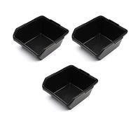 Boîte de rangement suspendue antistatique, boîte , lot 3 boîtes à outils empilables en plastique PP, 105 x 110 55 mm, compartiments for composants électroniques, emballage chargement par retournement