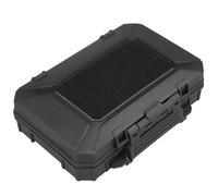 Boîte de Rangement Tactique Molle, Plate-forme D'opération Suspendue, Boîte À Outils Étanche et Antichoc, Étui À Outils Hermétique avec Rembourrage en Mousse(Black)