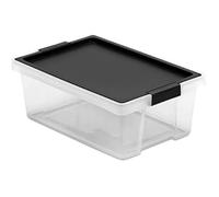 Boîte de Rangement - TATAY - 7L - Transparent - Couvercle Hermétique - Empilable