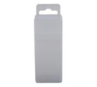 Boîte de rangement télescopique transparente pour pièces d'outils, pour forets, fraises, forets hélicoïdaux - Ensemble de rangement de 3 tailles, étui compact et portable, en plastique (3)