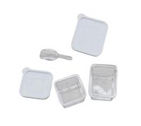 Boîte de rangement tendance pour maison de poupée, tailles assorties, conteneurs alimentaires, usage quotidien, loisirs créatifs, accessoires