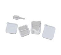 Boîte de rangement tendance pour maison de poupée, tailles assorties, conteneurs alimentaires, usage quotidien, décontracté, maison de poupée