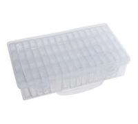 Boîte de rangement - Transparent - 64 Grilles - 22,2 x 12,8 x 5,3 cm - Plastique - Mixte