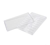 Boîte de rangement transparente à 19 compartiments pour la gestion des vis, des connecteurs, des transistors et des fournitures de réparation de montres