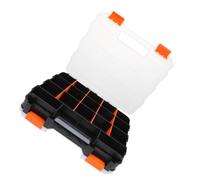 Boîte de Rangement Transparente à Compartiments, Plastique, Réutilisable | Couvercle Transparent, Étanchéité, Organisation des Perles et Paillettes, Format Compact pour Loisirs Créatifs