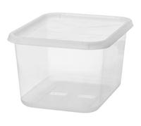 Boîte de rangement transparente avec couvercle 25 litres Basic M