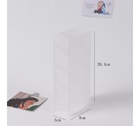 Boîte De Rangement Transparente De Grande Capacité, Type Tiroir, Boîte De Bureau En Plastique Pour Ordinateur Portable, Cosmétiques, Rouge À Lèvres, Étagère Pour Papeterie Scolaire Et De Bureau