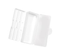 Boîte de rangement transparente double couche pour outils de manucure et pédicure pour ongles, stylos, pinceaux, outils d'art