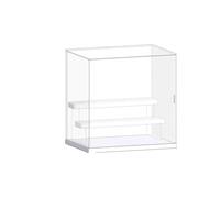 Boîte de rangement transparente en acrylique for jouets, modèle de bureau, multicouche, parfum, cosmétiques, bijoux, échelle, armoire de rangement anti-poussière(A 220x180x235mm)