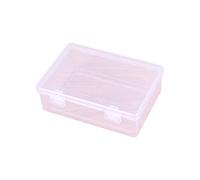 Boîte de rangement transparente multifonction en plastique avec couvercle - Boîte de rangement pour bijoux - Boîte de rangement visible pour la maison des petits bacs de rangement - Boîte de rangement