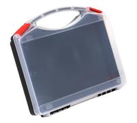 Boîte de rangement transparente multifonctionnelle pour écrous, boulons, petits matériels, petites pièces, boîte à outils