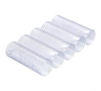 Boîte de rangement transparente pour 100 pièces de monnaie de 30 mm à double coque, bord de verrouillage facile à ouvrir soigneusement découpé pour l'organisation des pièces commémoratives