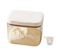 Boîte de rangement transparente pour aliments et détergents 2,8/4,5/5,5 l avec fermeture sécurisée, pour organiser les espaces de cuisine ou de buanderie (2,8 l)