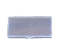 Boîte de rangement transparente pour autocollants - En plastique - Boîte de rangement - Assortiment d'affichage - Organisateur d'autocollants - Organiseurs multifonctionnels
