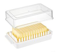 Boîte de rangement transparente pour beurre de cuisine, beurrier avec couvercle transparent pour réfrigérateur de cuisine, boîte de rangement pour beurre