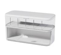 Boîte de rangement transparente pour câbles de bureau - Boîte de rangement pour câbles de données | Organiseur de câbles | Boîtes de rangement pour câbles | Boîte de rangement transparente pour