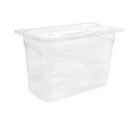 Boîte de rangement transparente pour mijoteuse de 6 L avec bords arrondis pour un entretien facile Réservoirs d'eau sous vide de grande capacité Conteneur à bords arrondis