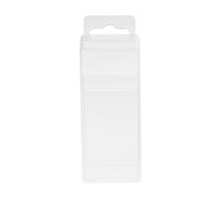 Boîte de rangement transparente pour outils pour forets hélicoïdaux et tarauds à vis avec longueur réglable