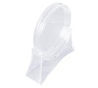 Boîte de rangement transparente pour pièces de monnaie avec support pour collection de médailles, fournitures de maison, collection de pièces de monnaie