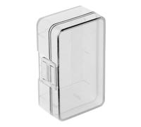 Boîte de Rangement Transparente pour Pile 9v Rechargeable, PP | Couvercle Clair, Identification Facile, Format Unique, pour Techniciens, Voyageurs et Organisation du Bureau
