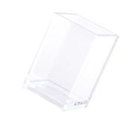 Boîte de Rangement Transparente pour Pinceaux 10x6,5x6,5cm | Plastique, Usage Multi-Usage, Bureau ou Coiffeuse, pour Outils Cosmétiques et Tubes de Gloss