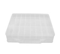 Boîte de Rangement Transparente pour Vernis à Ongles, boîte de Rangement pour 48 Bouteilles, Salon de Maison, écoles de Nail Art, universités, Plastique 34,3 x 7,8 x 29,5 cm