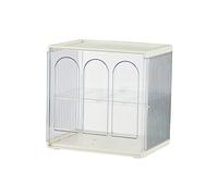 Boîte de rangement transparente pratique pour ordinateur de bureau Valise d'affichage aveugle Organisateurs de tasses à café avec bijoux de porte Organisateurs de tasses à café Organisateurs de bureau