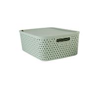 - Boîte de Rangement Tressée "Tressy" 15L Vert Sauge