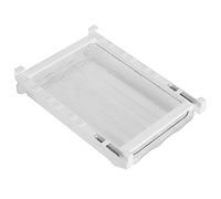 Boîte de Rangement Œufs 21 Cases, Plastique ABS, Longueur Ajustable pour Réfrigérateur - Gain de Place, Installation Sans Outils, Organisateur Pratique