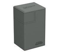 Boîte de rangement Ultimate Guard Flip`N`Tray 80+ Xenoskin Gris 9x7,9x14,4 cm