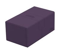 Boîte de rangement Ultimate Guard Twin Flip`N`Tray 200+ Xenoskin Violet 11,4x20,3x9 cm