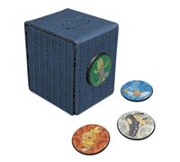 Boîte de rangement Ultra Pro Hoenn Alcove Click Deck - Pour cartes Pokémon, Magic: The Gathering et autres cartes à collectionner - Vert, Grande capacité, Personnalisable, 4.08 x 3.5 x 4.44 pouces