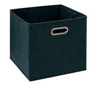 Boîte de Rangement Unie Bleu Pétrole 31 x 31 cm
