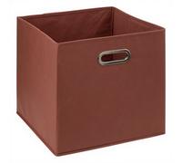5five Boîte de rangement Unie pliable 31 x 31 cm Terre de Sienne