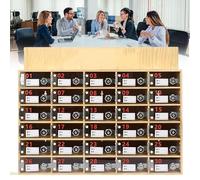 Boîte de rangement verrouillable, armoire de rangement murale for téléphone portable, casier en acrylique for téléphone portable, avec clés et trou de chargement, for réunion de bureau 30Slots